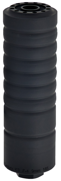 Ab F4 Suppressor 100% Grade 5 Titanium, Pistol Caliber Carbine F-4 9mm 1/2-28, 4.9"