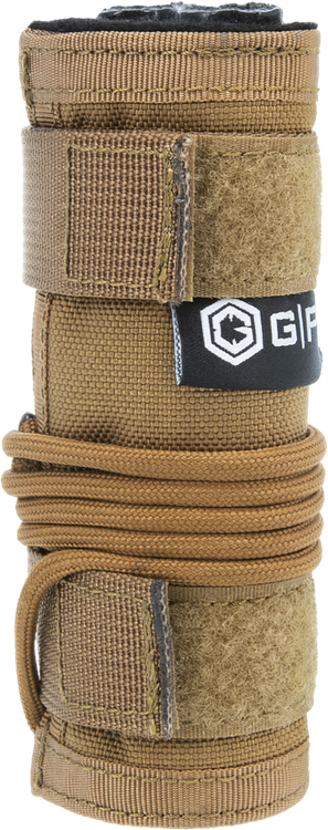 GPS Suppressor Cover, 22 LR, 5", Tan, Nylon Construction