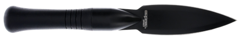 Cold Steel Spirit Spear Head 4.25" Fixed Spear Point Black 420 Stainless Steel Blade, 4" Black Handle