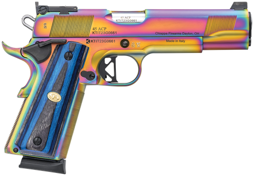 Charles Daly 1911 Empire 45 ACP, 5" Barrel, Nebula, Blue Laminate Grip, 8rd
