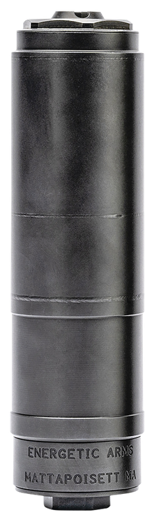 Energetic Armament FEROX, 5.56 Caliber Suppressor, SS Construction, 1/2X28 Thread, Universal Mount Compatibility — HUB, Bravo QD & Direct Thread, Nitride Black