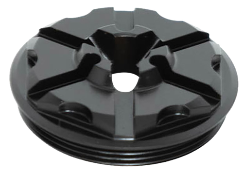 Energetic Armament Flash Hider End Cap, 5.56, Machined from Stainless, Nitride Black