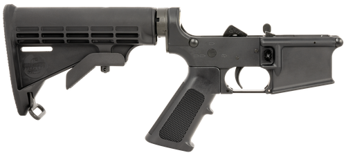Bushmaster Complete Lower Receiver 223 Remington/5.56x45mm, Black, M4 Stock, A2 Pistol Grip
