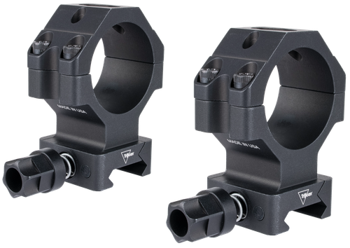 Trijicon Scope Rings, 35mm Extra High, Q-LOC, Fits Picatinny, Anodized Finish, Black