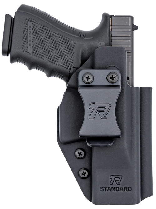 Rounded Gear Universal Kydex Inside Waistband Black Kydex Belt Clip Fits Standard Sized Handguns