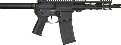 CMMG Banshee MK4 300 Blackout, 8" Taper Threaded Barrel, Black Cerakote, Pistol Buffer Tube, 30rd