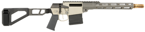 Q LLC The Fix 8.6 Blackout 30rd,12" Stainless Threaded Barrel Q-Sert Free-Float Handguards, Picatinny Rail Receiver, Black SBA3 Brace Black, Polymer Grips
