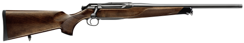 Sauer 505 Lux Full Size 6.5 PRC 3rd,24" Matte Blued Threaded Barrel, Matte Blued Saddle Mount Steel Receiver, Grade 2 Wood Fixed Stock