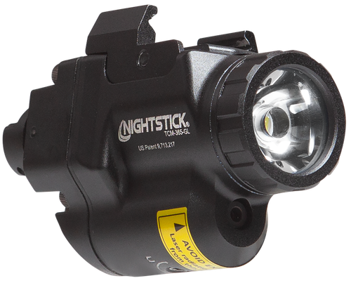 Nightstick Subcompact Weapon Light with Green Laser Black Anodized 650 Lumens White LED Sig P365