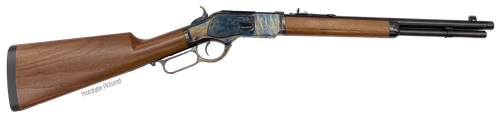 Taylors 1873 TC73 9mm 10rd,18" Blued Threaded Barrel, Color Case Hardened Receiver, Walnut Fixed Stock, Taylor Tuned