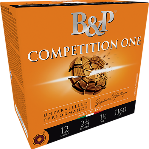 B&P Ammunition Competition One 12 Ga 2.75" 1 1/8 oz 8 Shot, 25rd Box