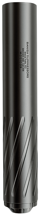 Banish 338, 338 Caliber, Titanium Construction, Gun Kote Black, Includes 5/8X24 Direct Thread Mount