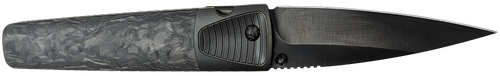 Cold Steel Caledonian 60 Series, 4.25" Folding Knife, Plain Edge Spear Point, PVD Finish, Black, Forged Carbon Fiber Handle, 20CV Construction