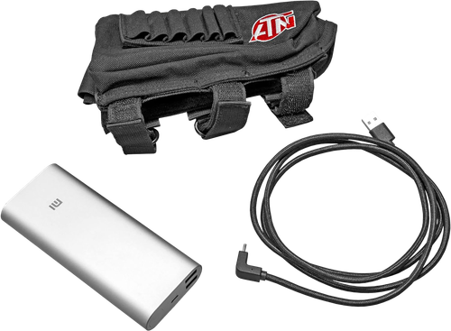ATN Corp Power Weapon Kit, Includes 20,000 mAh Battery Pack, Power Cable,Stock Pouch