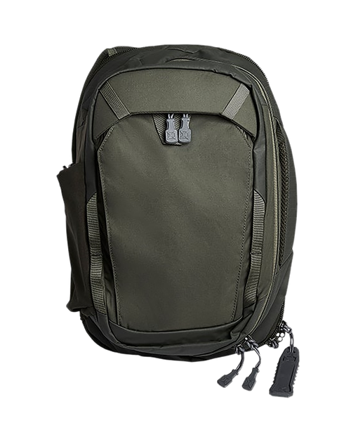 Vertx Transit, Sling Bag, Rudder Green, Outside Dimensions: 16"H x 10"W x 7"D, CCW Compartment dimensions: 15.5"H x 9.5"W x 2.5"D, 17 Liters, Nylon