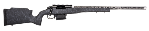 Proof Research Elevation MTR 2.0 7mm PRC 22" Carbon Fiber Wrapped Match Grade Threaded Barrel, Black Cerakote Picatinny Rail Steel Receiver, Fixed Proof Black Granite Carbon Fiber Stock