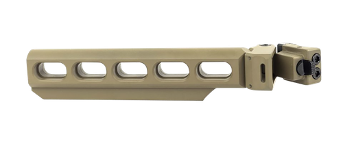 Samson B.R.E., Bufferless Receiver Extension, Folding Receiver Extension, Fits Picatinny, Matte Flat Dark Earth, No Stock Included