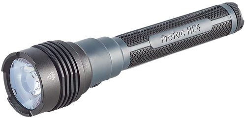 Streamlight ProTac HL 6, 5300 Lumens, 2 Hour Runtime, Black, Includes (2) Streamlight SL-B48 protected Li-Ion USB-C rechargeable battery packs, 120V USB Adapter, "Y" USB-C Cord and Wrist Lanyard