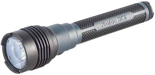 Streamlight ProTac HL 6, 5300 Lumens, 2 Hour Runtime, Black, Includes (2) Streamlight SL-B48 protected Li-Ion USB-C rechargeable battery packs, "Y" USB-C Charging Cord and Wrist Lanyard