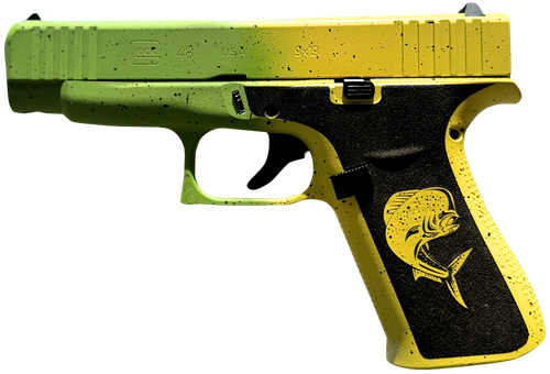 Glock 43x 9mm, 3.41" Barrel, Mahi Cerakote, Polymer Frame, 10rd