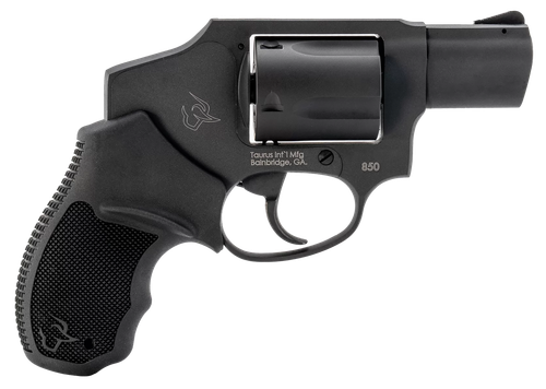 Taurus 850 Small 38 Special 5 Shot 2" Barrel, Black Rubber Grip, Concealed Hammer, 5 Rd
