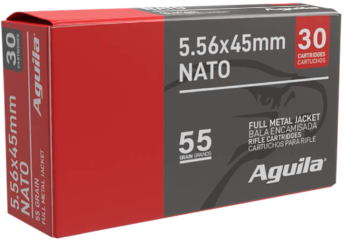 Aguila 5.56 NATO 55gr, Full Metal Jacket, 450rd Pack