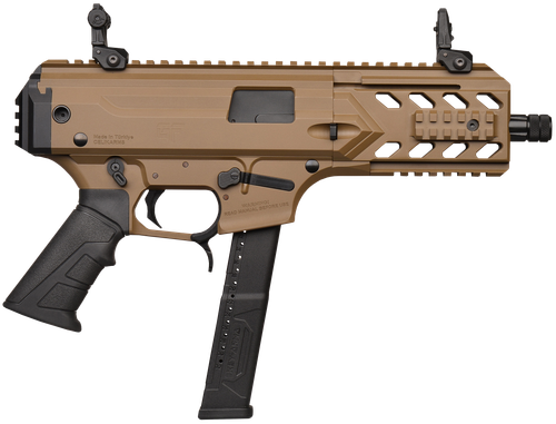 GForce Blade6 9mm, 6" Threaded Barrel, Flat Dark Earth Cerakote, Picatinny Rail, 33rd