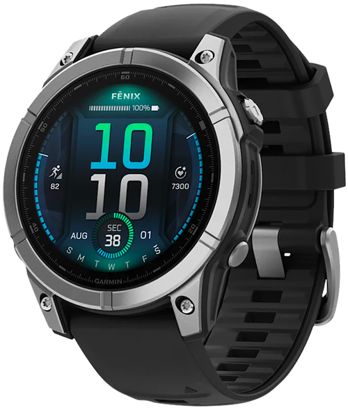 Garmin 010-03025-02 Fenix E-47 Mm Amoled Ss/blk
