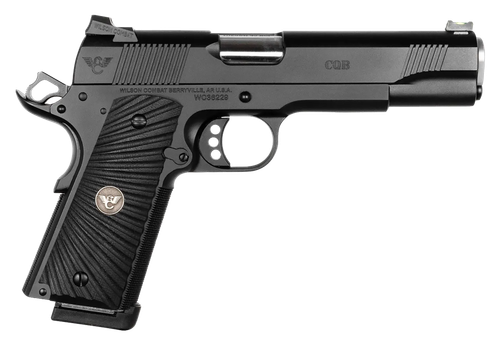 Wilson Combat CQB 45 ACP, 5" Barrel, Black, G10 Starburst Grip, 8rd