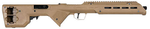 Desert Tech TREK-22 Compact 22 LR, 18" Free Floating Steel Barrel, Suppressor Ready, Flat Dark Earth Finish, Picatinny Rail Receiver, M-Lok Handguards, Fixed Polymer Stock, 10rd