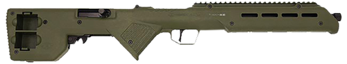 Desert Tech TREK-22 Compact 22 LR, 18" Free Floating Steel Barrel, Suppressor Ready, Green Finish, Picatinny Rail Receiver, M-Lok Handguards, Fixed Polymer Stock, 10rd