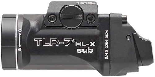Streamlight TLR-7 HL-X Sub, Weaponlight, 1913, , 1,000 Lumens with SL-B9 Battery, 30 Minute Run Time, Matte Finish, Black with Sil