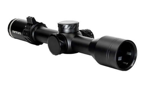 Riton Optics 5 SERIES PRIMAL 2-12X44mm, 30mm Tube,rdH Reticle with Illuminated 1/2MOA Center Dot, Black