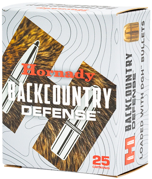 Hornady Backcountry Defense, 357 Magnum, 165gr, Dangerous Game Handgun Bullet, 25rd Box
