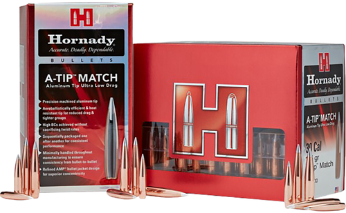 Hornady 22Cal .222 76gr A-Tip Match 100 Per Box BULLETS NOT AMMO