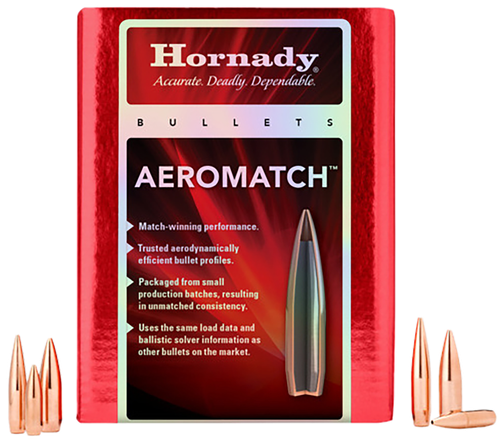 Hornady 22Cal .224 69gr Hollow Point Boat Tail 500 Per Box, BULLETS NOT AMMO