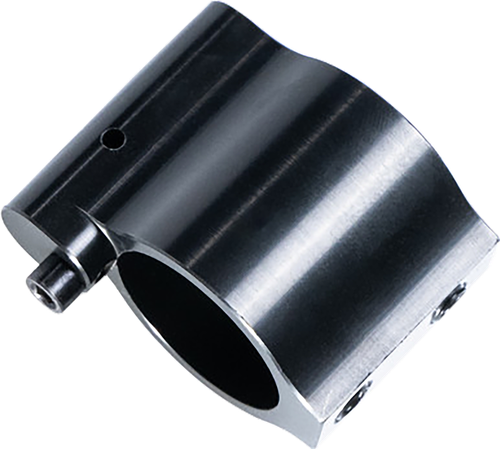 CMMG ZEROED Adjustable Gas Block, Fits AR-15 with .750" Barrels, Nitride Finish, Black