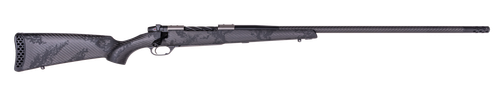 Weatherby Mark V Backcountry Guide TI 300 PRC, 22" Threaded Barrel, Black, Carbon Fiber w/ Black Sponge Stock, 3rd