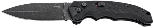 Boker Intention II 3.35" Folding Dagger Plain D2 Steel Blade Black G10 Handle