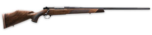Weatherby Mark V Deluxe 7mm Weatherby Magnum, 26" Barrel, Gloss AA Walnut, Black Rec, 3rd