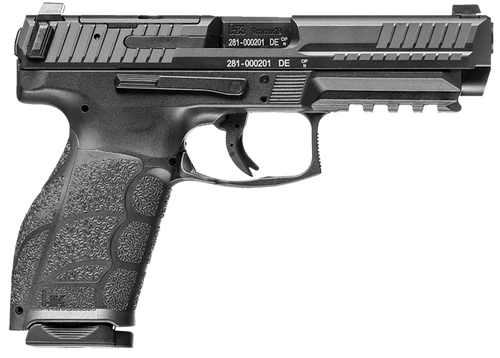 HK VP9A1 K 9mm, 4.09" Barrel, Optic Ready-Serrated Slide, BlackFrame, Picatinny, 10rd