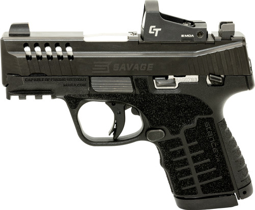Savage Stance XR 9mm, 3.2" Barrel, Black, Crimson Trace CTS-1500 Red Dot Sight, 13rd