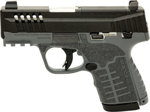 Savage Stance MC9MS 9mm, 3.2" Barrel, Gray Polymer Frame, Optic Ready, 13rd