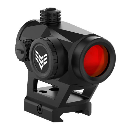 Swampfox Optics Liberator II Black 1x 22mm 2 MOA Multi-Reticle Red Reticle, 4 Choices