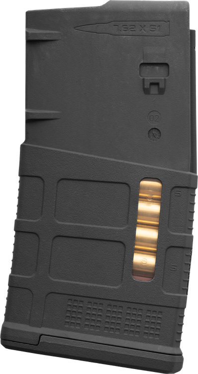 Magpul PMAG 308 Win/7.62mm, 20 LR/SR GEN M3, Window, DPMS/SR25/LaRue OBR, Black, 20rd