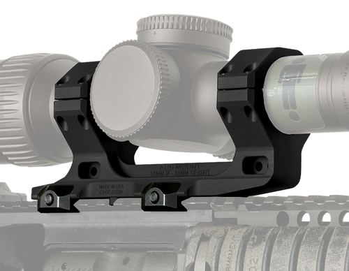 Reptilia LLC AUS Optic Mount Black 7075-T6 Aluminum 30mm Tube Mil-Spec 1913 Picatinny Rail Mount