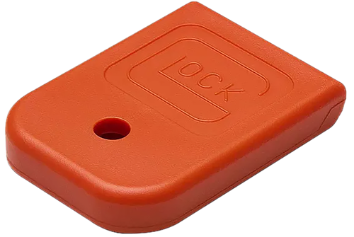 Glock Magazine Floor Plate, 9,40, & 357 Sig, Orange, Not 42/43, Packaged