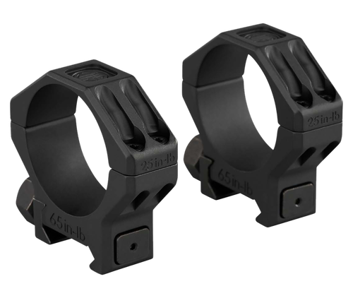 Sig Sauer Alpha6, Scope Ring Set, 35mm Medium, .95" Height, Anodized Finish, Black, Fits Picatinny