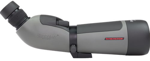 Winchester Supreme Optics Supreme Spotting Scope, 20-60X Magnification, 65mm Objective, Black and Gray