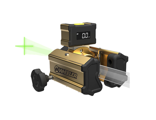 Wheeler Tru-Level Laser Boresight and Scope Level, Gold and Black